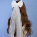 Bolonar Bachelorette Party Decorations: Pearl White Hair Bow Clips & Veil for Bride | Bridal Shower & Bridesmaid Favors - Buy Online on GoSupps.com