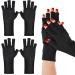 WLLHYF Anti UV Gel Nail Gloves - Fingerless Sun Protection Gloves 22cm-Black - Buy Online on GoSupps.com