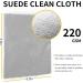 3 Pack Anti-Fog Microfiber Cloth for Eyeglasses & Screens - Reusable Lens Wipes for Glasses Masks & Goggles | Perfect for Clear Vision - Buy Online on GoSupps.com