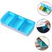 Portable 3-Compartment Medicine Organizer | Travel Pill Storage & Earplug Case - Buy Online on GoSupps.com