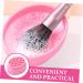 Housoutil Makeup Brush Cleaning Cup Makeup Brush Cleaners Make up Sponge Cleaner Makeup Brush Cleaning Pads Make up Brush Cleaner Cleaning Bowl Silica Gel Powder Puff Pink - Buy Online on GoSupps.com