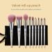 ZEESEA Palace Identity Makeup Brushes Set - Premium 9 Pcs Pearl White Synthetic Brush Set for Foundation Concealer & Eye Shadows - International Shipping Available - Buy Online on GoSupps.com