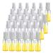 Hamiggaa 30Pack 1oz Empty Plastic Spray Bottles,30ml Clear Refillable Fine Mist Spray Bottle with Pumps for Liquid,Cleaning,Travel,Hairspray,Essential Oils
