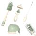 Baby Bottle Brush  Long Handle Silicone Bottle Brush Baby Bottle Brush Set for Baby Breast Pumps  Nipples  Breastmilk Storage Bag  Reusable Straws  Sippy Cups Bottle Brush with Stand