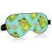 Haskirky Light Blocking Eye Mask Breathable and Adjustable Adult Men and Women Travel on Business Trips Yoga Meditation Light Smooth Comfortable Eye Mask Office Deep Sleep Goodies Frogs