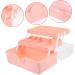  Mikinona Mikinona Cosmetic Storage Box Lipstick Makeup Brushes Nail Polish Organizer Case Beauty Organizer Skin Care and Makeup Organizer Nail Polish Storage Organizer Perfume Organizer Pink - Buy Online on GoSupps.com