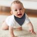 Buy Auidy_6txd Baby Triangle Bib Set - 6 Soft Absorbent Muslin Drool Bibs with Adjustable Buttons for International Shipping - Buy Online on GoSupps.com