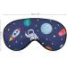 LynaRei Starry Outer Space Sleeping Mask | Adjustable Astronaut Planets Rocket Eye Mask for Blocking Light | Style-1 - Buy Online on GoSupps.com