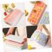 Cabilock 3pcs Silicone Ice Tray Mold Silicone Ice Trays Silicone Ice Maker Ice Cubes Ice Mold 25X10X2.5CM Assorted Color - Buy Online on GoSupps.com
