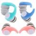 Earbuds 3 Pairs Simple Invisible Mute earplugs Music Sound Blocking Ear Plugs Ear Plugs for Concerts Airplane Ear Plugs snoring Ear Plugs to Sleep Noise Reduction Ear Buds As Shown 1 1 Count (Pack of 1)