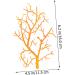 LIFKICH 6pcs Simulated Twigs Dry Branch Decor Diy Tree Twigs Christmas Tree Branches Artificial Tree Branches Christmas Craft Antler Fauk Plant Twigs Boho Decor Antlers The Witch Plastic Orange 35.00X20.00X5.00CM - Buy Online on GoSupps.com