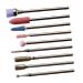 Housoutil Nail Set Manicure Tools Cuticle Drill Bit Drill Bits for Nails Acrylics Nail Kit Water Dipper Pedicure Kit Nail Polishing Nail Drill Bits Metal Accessories 6X4.8X1.8CM Assorted Color