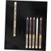 PLAFOPE 4 Pcs Eyebrow Pencil Brush Microblading Eyebrow Pen Double Tip Eyebrow Pencil Pigment Brown - Buy Online on GoSupps.com