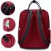 Kalidi Baby Diaper Backpack - Multifunctional Mama Bag with Stroller Hook | Big Capacity Travel Baby Bag in Burgundy - Buy Online on GoSupps.com
