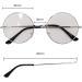 Trixes Round Glasses - Beatles Retro Sixties Style Clear Lens - Classic Vintage Silver Geek Accessories for Cosplay & Retro Parties - Buy Online on GoSupps.com