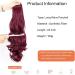Body Wave Ponytail Hair Extension 24" Long Curly Wavy Drawstring Ponytail Hairpieces Clip in Natural Looking Synthetic Hair Extension for Women (Color : Burg Size : 24inches) 24inches Burg - Buy Online on GoSupps.com