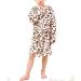 JZLPIN Unisex Baby Hooded Bathrobe | Flannel Pajamas for Boys & Girls 1-2 Years | Coffee Leopard Design - Buy Online on GoSupps.com