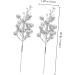 Christmas Decorations 20 Pcs Christmas Imitation Berries Christmas Winter Berries Bunch Xmas Glitter Berry Stems Christmas Tree Artificial Berry Christmas Decor Pine Garl Silverx2pcs 19X5X5CMx2pcs - Buy Online on GoSupps.com