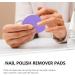 LALAFINA Gel Nail Remover Wipes 200 Sheets Nail Polish Remover Wipes Lint Nail Wipes Heart Shape Gel Nail Polish Remover Pads for Polish Clean Acrylic Nails Remover Purple - Buy Online on GoSupps.com