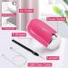 Mlogiroa Lash Extension Mini Portable Fan Kit with 50 Lash Shampoo Brushes - Rose - Buy Online on GoSupps.com