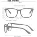 Aimade Unisex Blue Light Blocking Glasses 4 Pack - Anti Eye Strain Gaming Glasses for Men and Women - Black/White/Leopard/Tortoiseshell - Buy Online on GoSupps.com