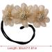 xbiez Stylish Hair Curler Bow Barrettes Elegant Styling Accessories Hairpin Hair Braiding Braider Hairgrip Styling Tools Rows of flowers - Buy Online on GoSupps.com