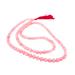 Real Gemstone Rose Quartz 108 Japa Mala Necklace (Beads 8 mm) in Jewelry Box | Meditation Spirituality Healing Yoga India