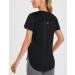 BALEAF Women's Quick Dry Running Shirt - V-Neck Athletic Workout Top, Black, XL - Buy Online on GoSupps.com