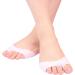 Soft Silicone Sleeves for Heel and Ball of Foot - 2 Pairs - Pain Relief & Comfort - Adjustable Size Gel Sleeves - Buy Online on GoSupps.com