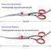 Elefirly Professional Dog Care Scissors Kit - Stainless Steel Curved Thinning Scissors & Comb for Pet Hair Trimming - Extra Dog Nail Clipper - Ideal for Dogs & Cats - Red - Buy Online on GoSupps.com