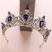 Vintage Crystal Queen Tiara for Women - Wedding, Halloween & Prom Accessory - Buy Online on GoSupps.com
