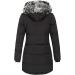 Women's Windproof War Coat - Gray & Black Long Parka with Synthetic Fur Hood | 5XL - Stylish Winter Jacket for Outdoor Adventures - Buy Online on GoSupps.com