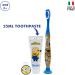 Mr. White Minions Travel Set for Children | 3-Pack Toilet Travel Items - Toothbrush 25ml Toothpaste & Cap - Buy Online on GoSupps.com