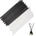 Belvanr wooden sticks for fragrance oils 100 diffuser fabric aroma diffuser rattan stick aroma sticks reed diffusor sticks fragrance sticks replacement sticks for room fragrance diffuser (black and white)