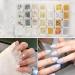 28-Grid Nail Nail Steel Beads Nail Art Cellphone for Case Ornament for Nail Art Decoration Jew 28-Grid Nail Nail Steel Beads Nail Art for Nail Art