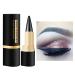 Matte Quick-Dry Eyeliner - Black Gel Stick Makeup Eyeliner Tool - Single Head Solid Eye Liner Paste - Long Lasting Waterproof Smudge-Proof Makeup Eyeliner (1PC) Littryee