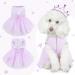 Luxury Dog Wedding Dress - Purple Princess Skirt & Evening Dresses for Little Dogs | Summer Puppy Clothing with Bowknot - Buy Online on GoSupps.com