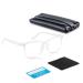 COOLOO Blue Light Blocking Glasses Gaming Computer Glasses Anti Glare Headache Eyes Strain Glasses with Blue Light Filter Super Light Weight Fashion 02-transparent