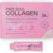 Marine Collagen Liquid 8000mg with Hyaluronic Acid Keratin & Vitamin C | 14 x 8000mg Hydrolysed Collagen Peptides Sachets | Higher Absorption Than Tablets or Powder | Free Soul