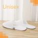 AQUEENLY Spa Slippers 24 Pairs - Velvet Closed Toe Disposable Non-Slip Slippers for Men and Women - Ideal for Hotel, Home, Guest Use - White - Buy Online on GoSupps.com