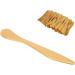 Qukaim DIY Mask Tool Facial Mask Spatula DIY Cream Mixing Stick Gold Beauty Salon Tool Set - Buy Online on GoSupps.com