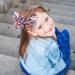 2 Pcs Large JOJO American Flag Hair Bow Independence Day Ribbon Clips 8 Inch Handmade Grosgrain Hair Accessories - Buy Online on GoSupps.com