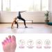 Gel Toe Spacers (2 Pair) - Bunion Corrector for Women Men - Toe Separator & Straightener - Pink - Buy Online on GoSupps.com