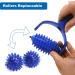 Premium Massage Rolls with Handles - Hedgehog Ball Roller for Foot & Muscle Pain Relief - Buy Online on GoSupps.com