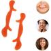 minkissy Orthotics Exerciser Smile Maker Inspiratory Muscle Face Slim Exerciser Sweat Suit Mouth Exerciser Smile Shaping Tool Lip Plumper Tool Sports Muscle Trainer Man Silica Gel 11.5X2.5cm Orange - Buy Online on GoSupps.com