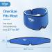Hilph Migraine Cooling Pad Mask | Reusable Headache Relief Cap | Cold-Warm Compress for Migraines & Headaches | Blue - Buy Online on GoSupps.com