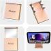 SARA Travel Magnifying Makeup Mirror with Dimmable LED Light - 10X Magnification, Rechargeable, Portable Pocket Stand - Ideal for Makeup Storage, Bedroom, Hotel, Cruise - Rose - Buy Online on GoSupps.com