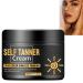 Self Tanner Cream True Color Sunless Tanning Premium Sunbed Tanning Accelerator Cream Self Tan Body Cream Face and Body Tanning Gel Intensive Tanning Gel Natural Self Tanner & Tanning Accelerator
