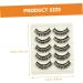 10 Pairs Diamond False Eyelashes Halloween Shiny Makeup Fake Makeup Gems Eyelash Performance Eyelash Artificial Lashes Fake Eyelashes Chemical Fiber Hard Stem Natural Comics - Buy Online on GoSupps.com