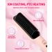Ion Hair Straightener Brush - 5 Temp LCD Display Fast Heat Anti-Scald Ceramic Comb for Frizz-Free Hair - Pink - Buy Online on GoSupps.com